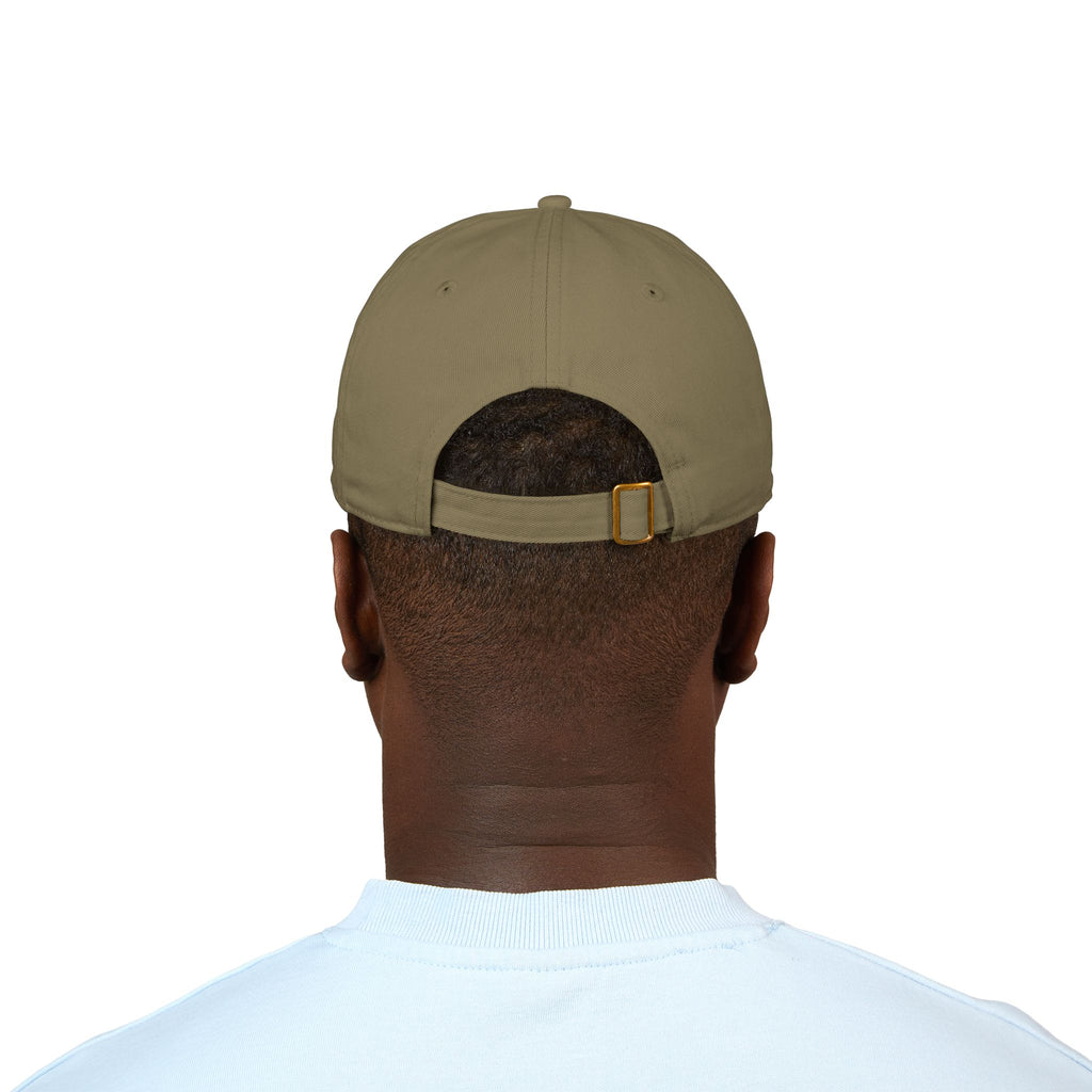 Embroidered Red Mosaic 'A' Organic Baseball Cap