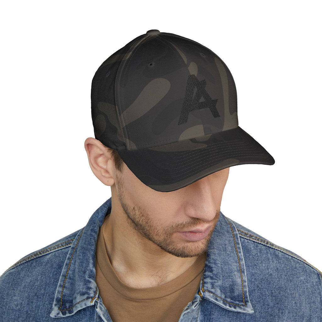 Embroidered 'A' Logo Structured Cap — Minimalist Baseball Hat