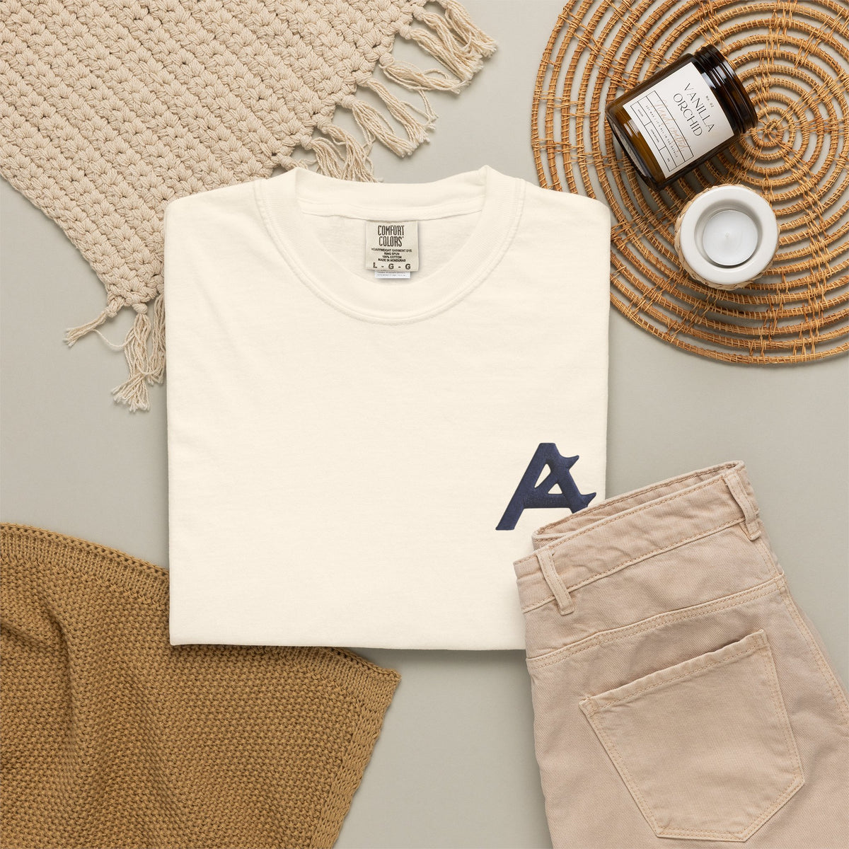 T-shirt p4tch Logo A – Emblème poitrine & logo dos