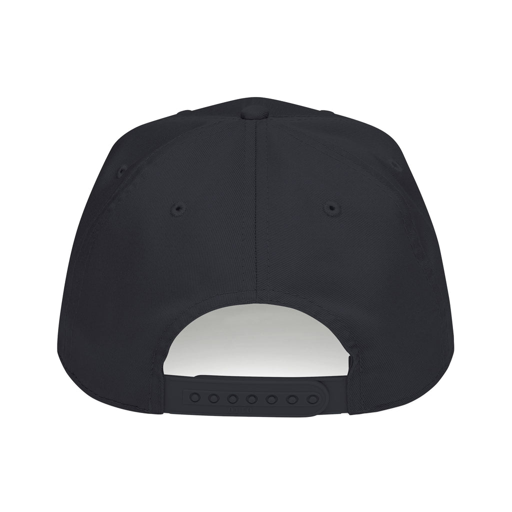 Mid Profile Baseball Cap — Embroidered 'A' Logo Two-Tone Cap