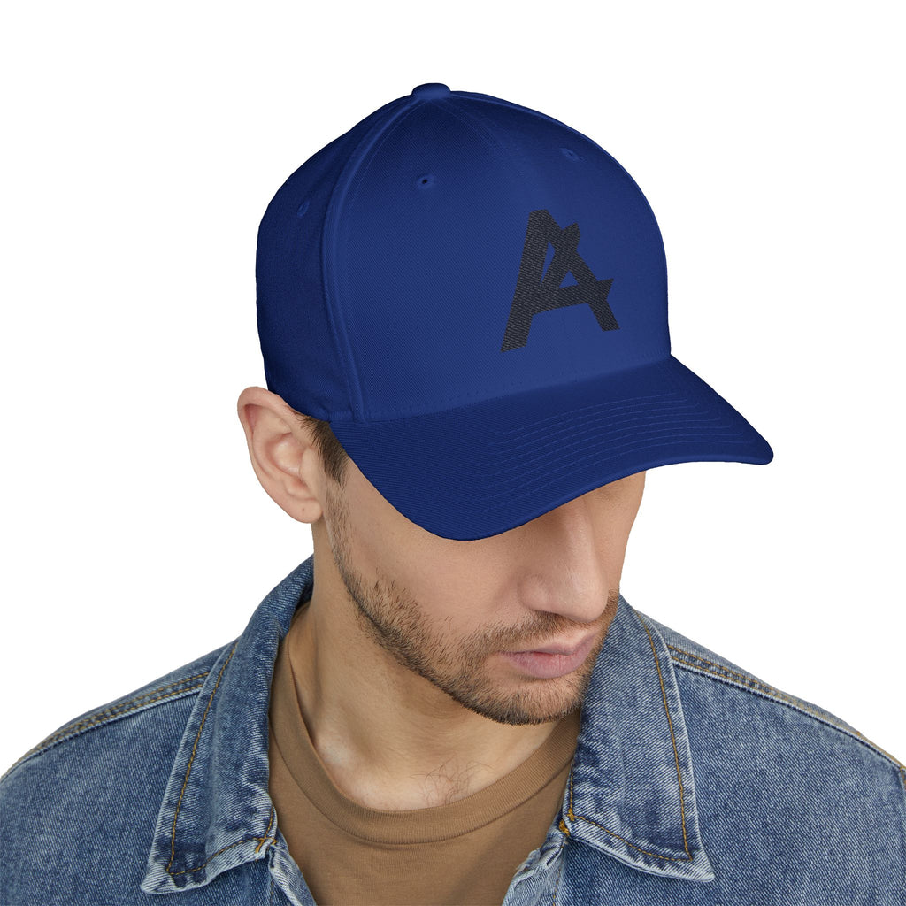 Embroidered 'A' Logo Structured Cap — Minimalist Baseball Hat
