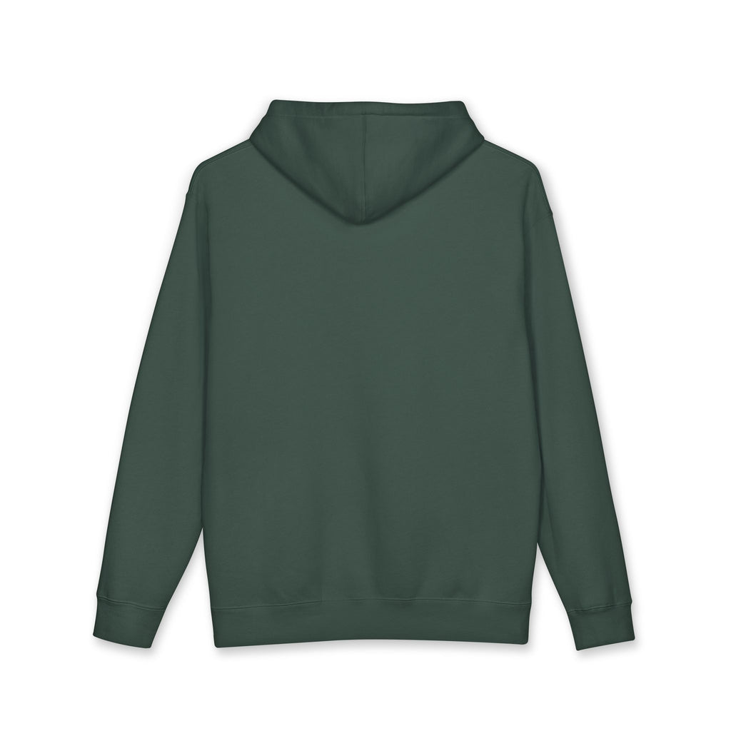 Minimalist 'A' Logo Hoodie — White Chest Emblem Pullover