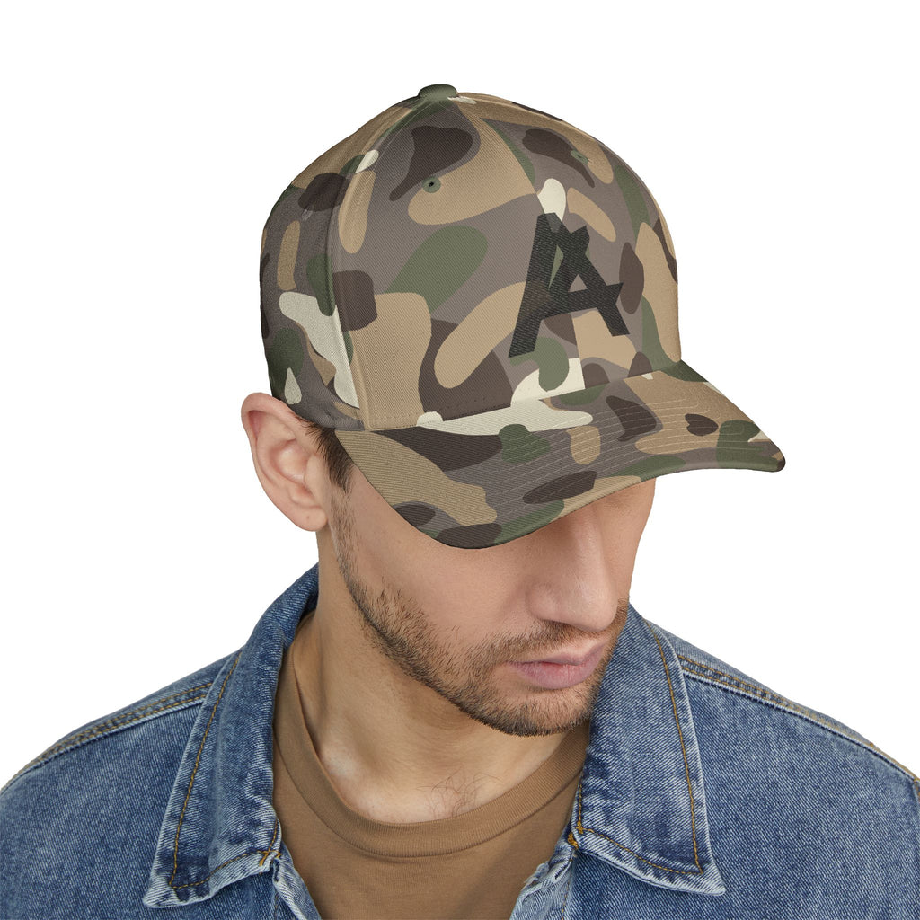 Embroidered 'A' Logo Structured Cap — Minimalist Baseball Hat