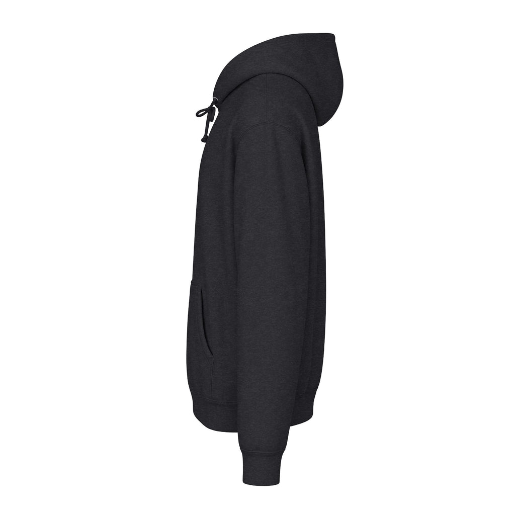 Minimalist 'A' Logo Hoodie — White Chest Emblem Pullover