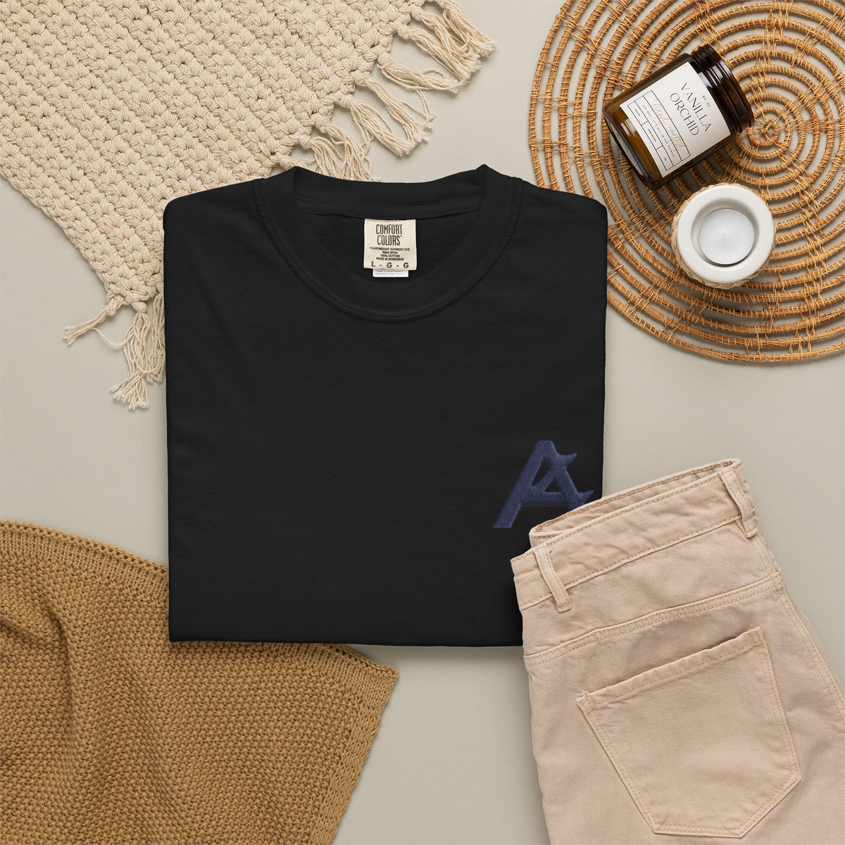 T-shirt p4tch Logo A – Emblème poitrine & logo dos