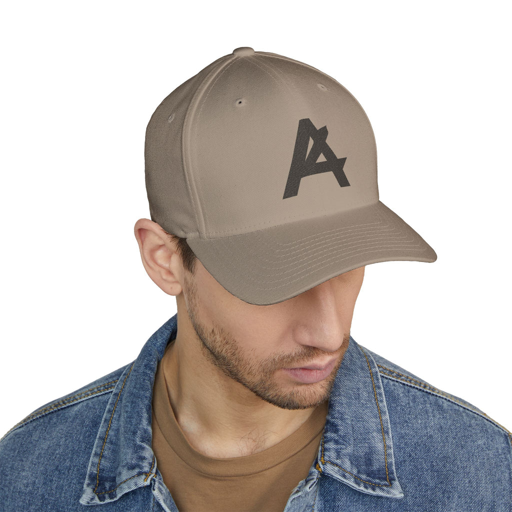 Embroidered 'A' Logo Structured Cap — Minimalist Baseball Hat