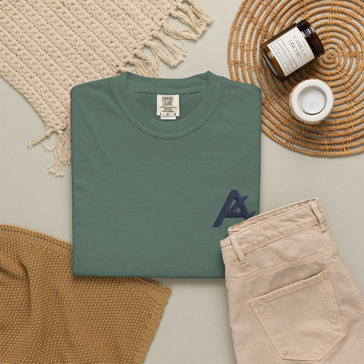 T-shirt p4tch Logo A – Emblème poitrine & logo dos