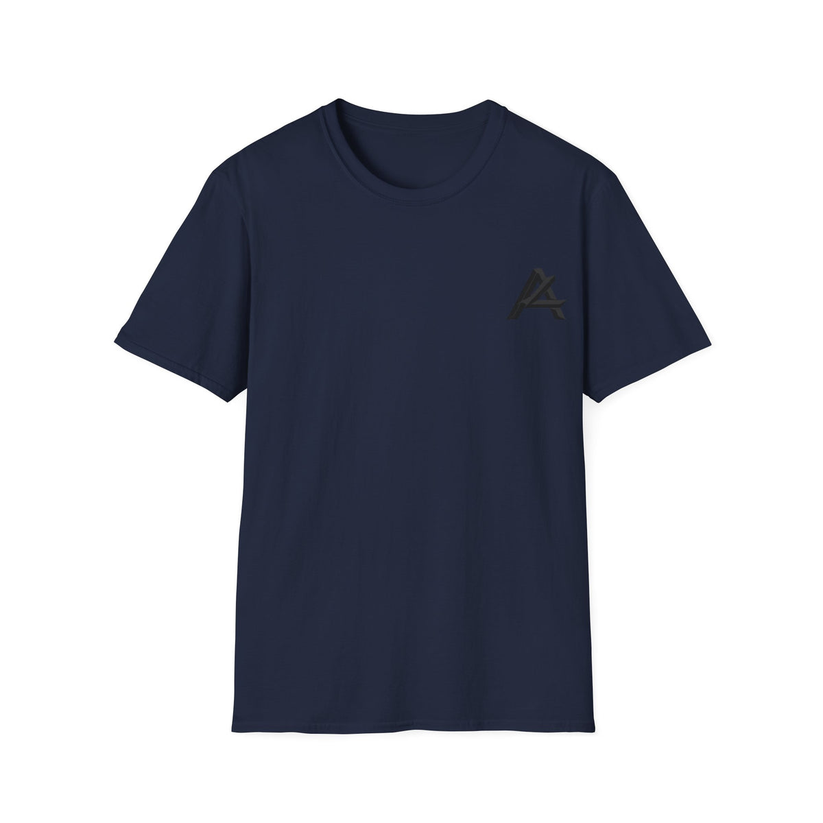 Minimalist 'PATCH' Logo T-Shirt — Chest Monogram & Back Text Tee