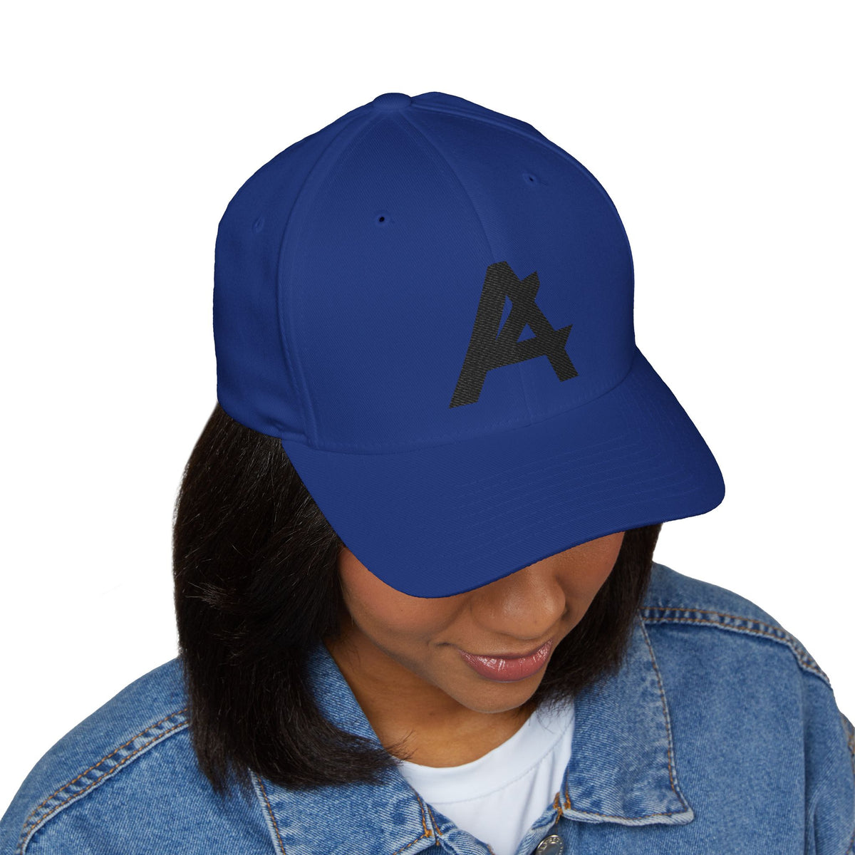 Embroidered 'A' Logo Structured Cap — Minimalist Baseball Hat