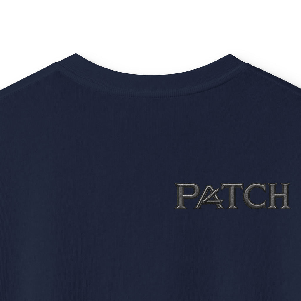 Kids Tee — Bold 'A' Chest Logo & 'PATCH' Back Graphic, Casual Youth Shirt