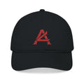 Embroidered Red Mosaic 'A' Organic Baseball Cap
