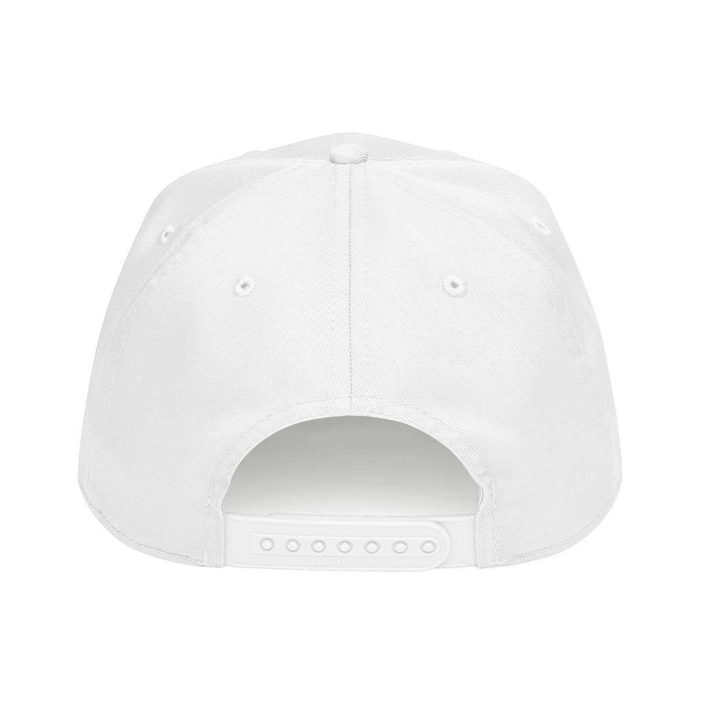Mid Profile Baseball Cap — Embroidered 'A' Logo Two-Tone Cap